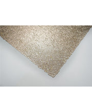 Load image into Gallery viewer, Dainty Home Lacey Woven Metallic Lace Crossweave With Metallic Lace Pattern Reversible 12" x 18" Rectangular Placemats
