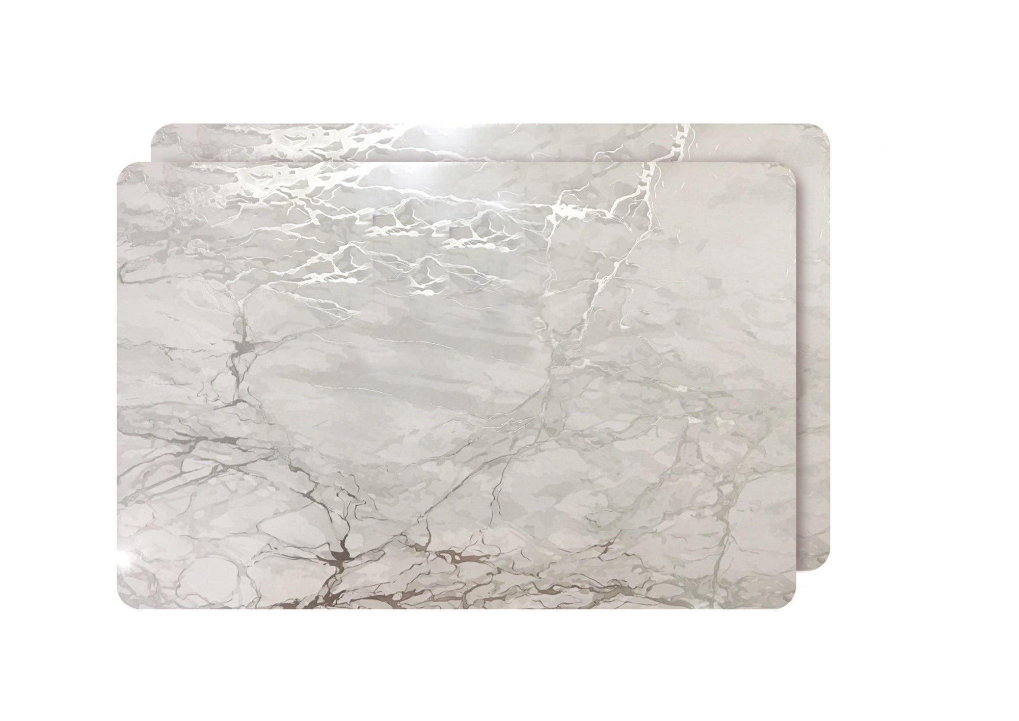 Dainty Home Marble Cork Foil Printed Marble Granite Designed Thick Cork Textured 12" x 18" Rectangular Placemats
