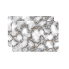 Load image into Gallery viewer, Dainty Home Marble Cork Foil Printed Marble Granite Designed Thick Cork Textured 12" x 18" Rectangular Placemats
