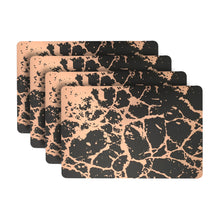 Load image into Gallery viewer, Dainty Home Marble Cork Foil Printed Marble Granite Designed Thick Cork Textured 12" x 18" Rectangular Placemats

