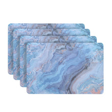 Load image into Gallery viewer, Dainty Home Marble Cork Foil Printed Marble Granite Designed Thick Cork Textured 12" x 18" Rectangular Placemats
