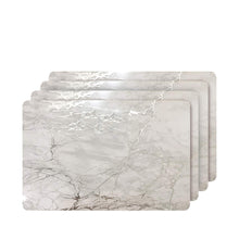 Load image into Gallery viewer, Dainty Home Marble Cork Foil Printed Marble Granite Designed Thick Cork Textured 12" x 18" Rectangular Placemats

