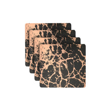 Load image into Gallery viewer, Dainty Home Marble Cork Foil Printed Marble Granite Designed Thick Cork Textured 15" x 15" Square Placemats
