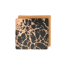 Load image into Gallery viewer, Dainty Home Marble Cork Foil Printed Marble Granite Designed Thick Cork Textured 15" x 15" Square Placemats
