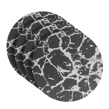 Load image into Gallery viewer, Dainty Home Marble Cork Foil Printed Marble Granite Designed Thick Cork Textured 15" x 15" Round Placemats
