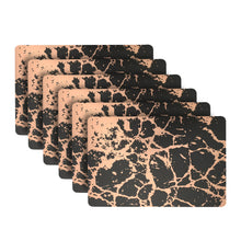 Load image into Gallery viewer, Dainty Home Marble Cork Foil Printed Marble Granite Designed Thick Cork Textured 12" x 18" Rectangular Placemats
