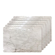 Load image into Gallery viewer, Dainty Home Marble Cork Foil Printed Marble Granite Designed Thick Cork Textured 12" x 18" Rectangular Placemats
