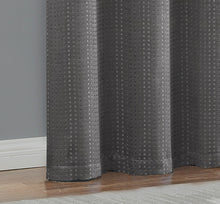 Load image into Gallery viewer, Dainty Home Times Square 3D Woven Basketweave Design Blackout Thermal Insulated Grommet Panel Pair

