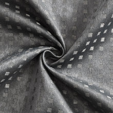Load image into Gallery viewer, Dainty Home Times Square 3D Woven Basketweave Design Blackout Thermal Insulated Grommet Panel Pair
