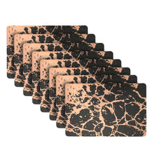 Load image into Gallery viewer, Dainty Home Marble Cork Foil Printed Marble Granite Designed Thick Cork Textured 12" x 18" Rectangular Placemats
