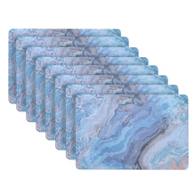 Load image into Gallery viewer, Dainty Home Marble Cork Foil Printed Marble Granite Designed Thick Cork Textured 12" x 18" Rectangular Placemats
