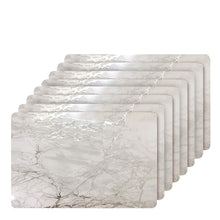 Load image into Gallery viewer, Dainty Home Marble Cork Foil Printed Marble Granite Designed Thick Cork Textured 12" x 18" Rectangular Placemats
