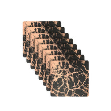 Load image into Gallery viewer, Dainty Home Marble Cork Foil Printed Marble Granite Designed Thick Cork Textured 15" x 15" Square Placemats
