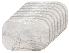 Load image into Gallery viewer, Dainty Home Marble Cork Foil Printed Marble Granite Designed Thick Cork Textured 12" x 18" Oval Placemats
