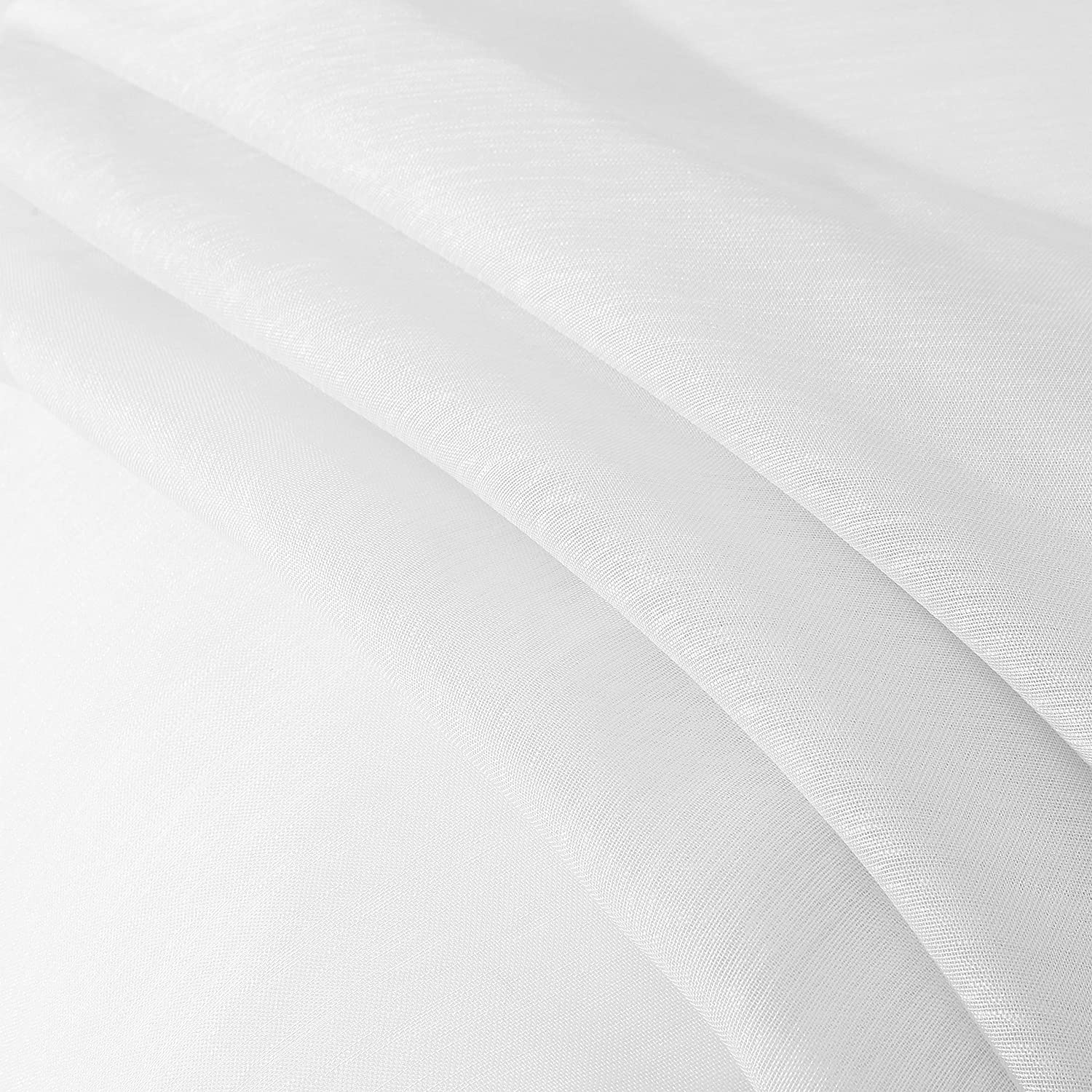 Dainty Home Malibu Solid Airy & Breathable Semi-Sheer Light Filtering Extra Wide Grommet Panel Pair