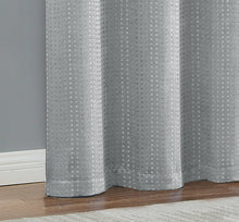 Load image into Gallery viewer, Dainty Home Times Square 3D Woven Basketweave Design Blackout Thermal Insulated Grommet Panel Pair
