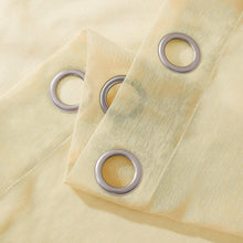 Load image into Gallery viewer, Dainty Home Malibu Solid Airy &amp; Breathable Semi-Sheer Light Filtering Extra Wide Grommet Panel Pair
