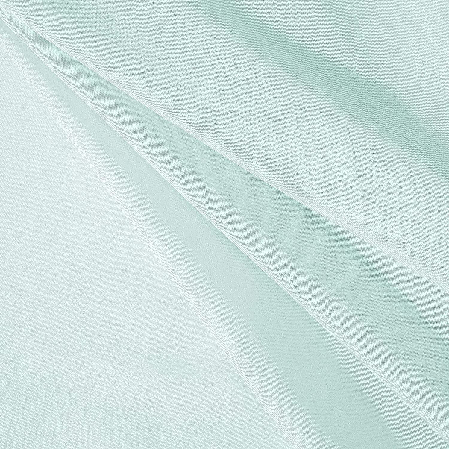 Dainty Home Malibu Solid Airy & Breathable Semi-Sheer Light Filtering Extra Wide Grommet Panel Pair