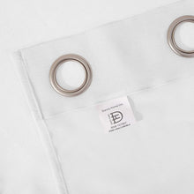 Load image into Gallery viewer, Dainty Home Malibu Solid Airy &amp; Breathable Semi-Sheer Light Filtering Extra Wide Grommet Set Of 4 Window Panels
