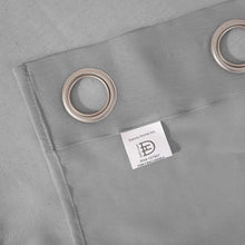 Load image into Gallery viewer, Dainty Home Malibu Solid Airy &amp; Breathable Semi-Sheer Light Filtering Extra Wide Grommet Set Of 4 Window Panels
