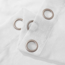 Load image into Gallery viewer, Dainty Home Malibu Solid Airy &amp; Breathable Semi-Sheer Light Filtering Extra Wide Grommet Panel Pair
