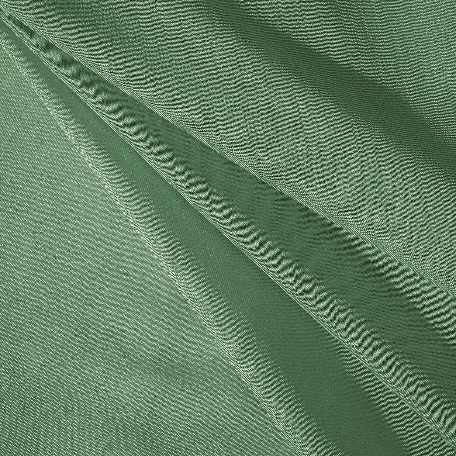 Dainty Home Malibu Solid Airy & Breathable Semi-Sheer Light Filtering Extra Wide Grommet Panel Pair