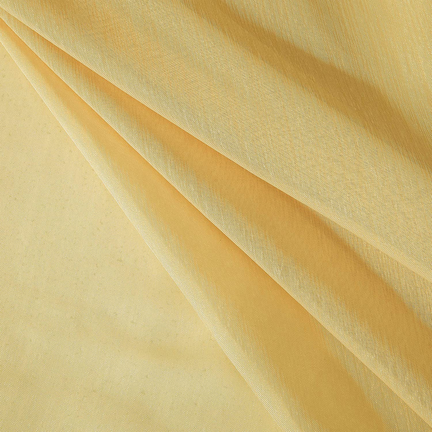 Dainty Home Malibu Solid Airy & Breathable Semi-Sheer Light Filtering Extra Wide Grommet Panel Pair