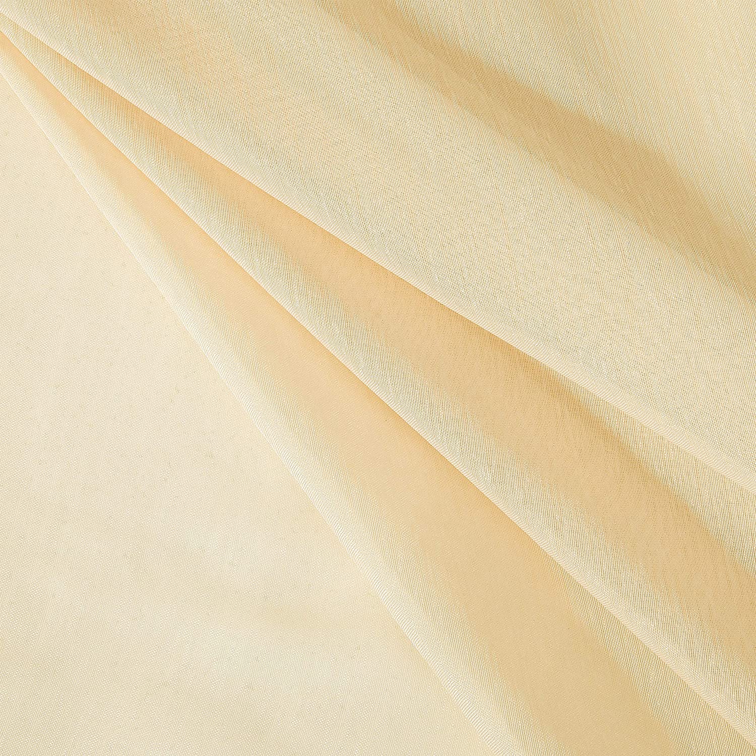 Dainty Home Malibu Solid Airy & Breathable Semi-Sheer Light Filtering Extra Wide Grommet Panel Pair
