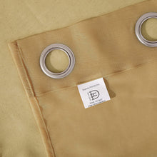 Load image into Gallery viewer, Dainty Home Malibu Solid Airy &amp; Breathable Semi-Sheer Light Filtering Extra Wide Grommet Set Of 4 Window Panels
