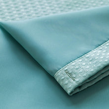 Load image into Gallery viewer, Dainty Home Complete 2 in 1 Waffle Weave Hotel Spa Style Fabric Shower Curtain Snap On/Off Waterproof Detachable Liner Set
