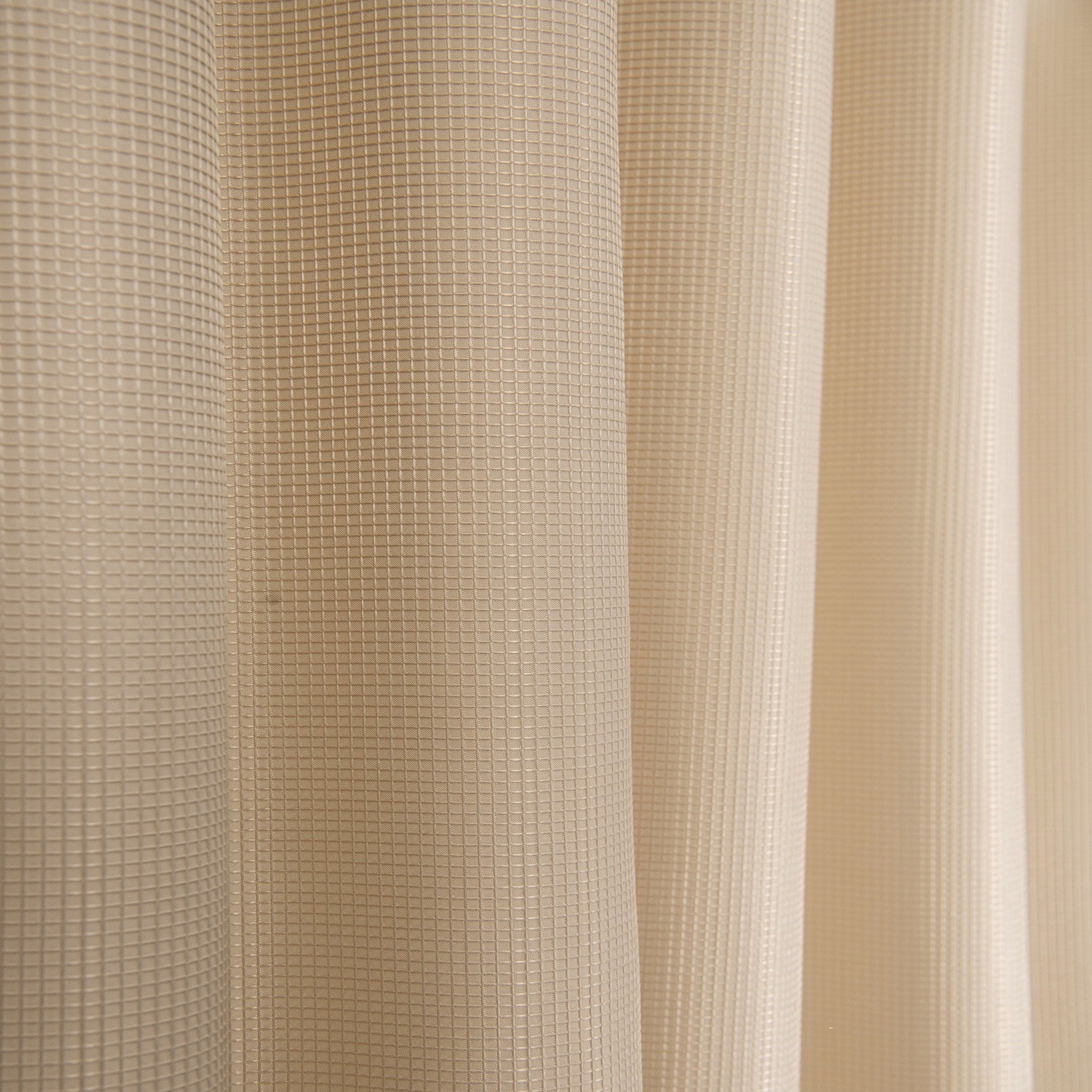 Dainty Home Hotel Collection Waffle Heavy Duty Fabric Waffle Weave Hotel Quality Shower Curtain