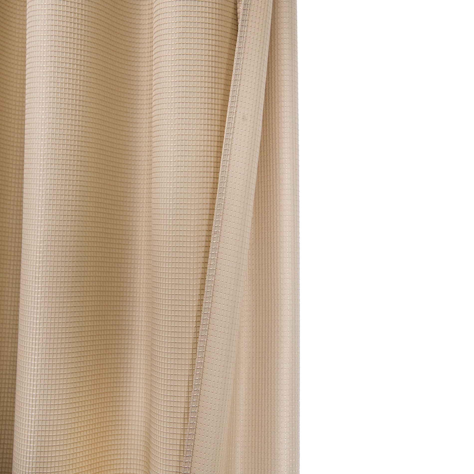 Dainty Home Hotel Collection Waffle Heavy Duty Fabric Waffle Weave Hotel Quality Shower Curtain