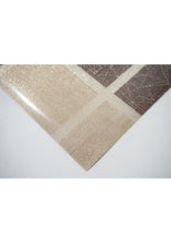 Load image into Gallery viewer, Dainty Home Shimmer Blocks Reversible Metallic Printed Set of 4 Placemats
