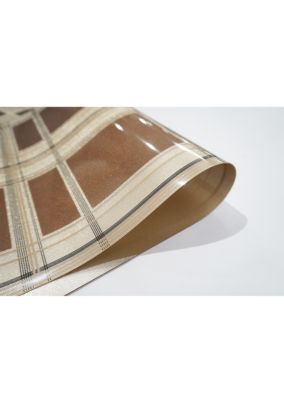 Dainty Home Sidewalks Reversible Metallic Printed Set of 4 Placemats