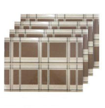 Load image into Gallery viewer, Dainty Home Sidewalks Reversible Metallic Printed Set of 4 Placemats
