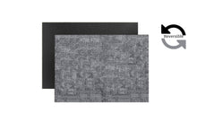 Load image into Gallery viewer, Dainty Home Amalfi Faux Leather Reversible 2 Pattern 12" x 18" Rectangular Placemat Set
