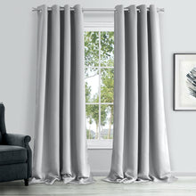 Load image into Gallery viewer, Dainty Home Hamden Solid Blackout Thermal Insulated Grommet Single Panel
