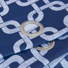 Load image into Gallery viewer, Dainty Home Interlock Printed 3D Designed Blackout Thermal Insulated Grommet Single Panel
