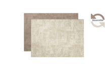 Load image into Gallery viewer, Dainty Home Amalfi Faux Leather Reversible 2 Pattern 12" x 18" Rectangular Placemat Set
