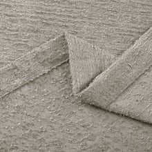 Load image into Gallery viewer, Dainty Home Paris 3D Embossed Textured Chenille Solid Designed Fabric Shower Curtain
