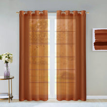 Load image into Gallery viewer, Dainty Home Malibu Solid Airy &amp; Breathable Semi-Sheer Light Filtering Extra Wide Grommet Panel Pair
