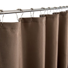 Load image into Gallery viewer, Dainty Home Hotel Collection Waffle Heavy Duty Fabric Waffle Weave Hotel Quality Shower Curtain
