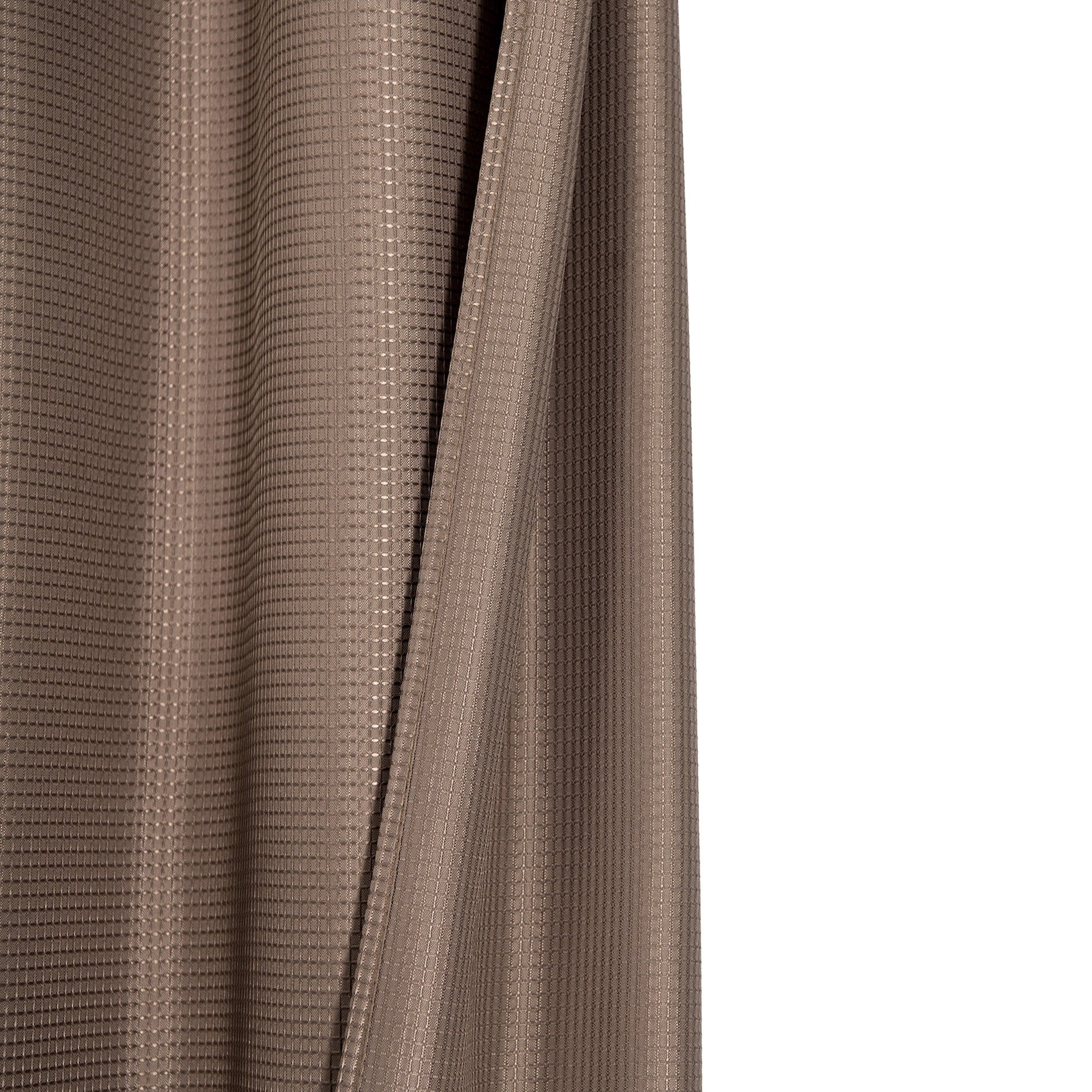Dainty Home Hotel Collection Waffle Heavy Duty Fabric Waffle Weave Hotel Quality Shower Curtain