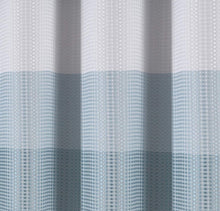 Load image into Gallery viewer, Dainty Home Ombre Waffle 3D Striped Waffle Weave Textured Ombre Stripe Designed Fabric Shower Curtain
