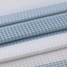 Load image into Gallery viewer, Dainty Home Ombre Waffle 3D Striped Waffle Weave Textured Ombre Stripe Designed Fabric Shower Curtain

