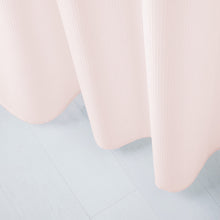 Load image into Gallery viewer, Dainty Home Complete 2 in 1 Waffle Weave Hotel Spa Style Fabric Shower Curtain Snap On/Off Waterproof Detachable Liner Set
