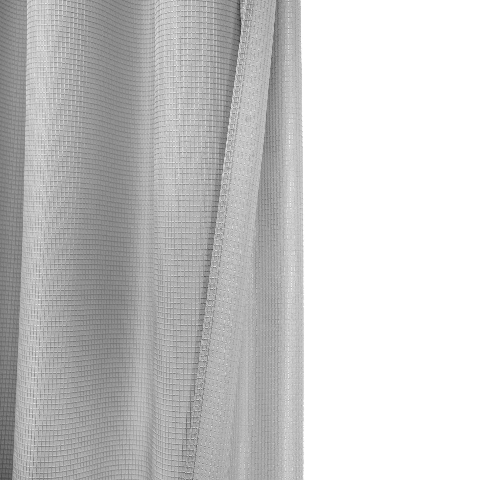 Dainty Home Hotel Collection Waffle Heavy Duty Fabric Waffle Weave Hotel Quality Shower Curtain
