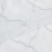 Load image into Gallery viewer, Dainty Home Springfield Contemporary 3D Lurex Embroidered Textured Sheer Grommet Single Panel
