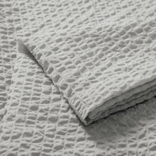 Load image into Gallery viewer, Dainty Home Tranquility Embossed Seersucker Designed 70" x 72" Shower Curtain
