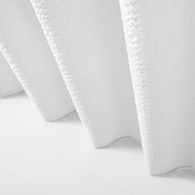 Load image into Gallery viewer, Dainty Home Tranquility Embossed Seersucker Designed 70" x 72" Shower Curtain
